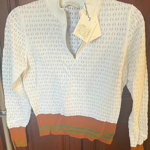 Sandro Paris knitted long sleeve top